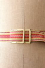 Grapefruit Webbed Belt XS-L