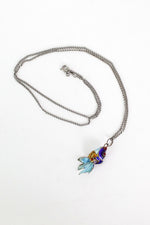 Swimming Fish Cloisonne Necklace