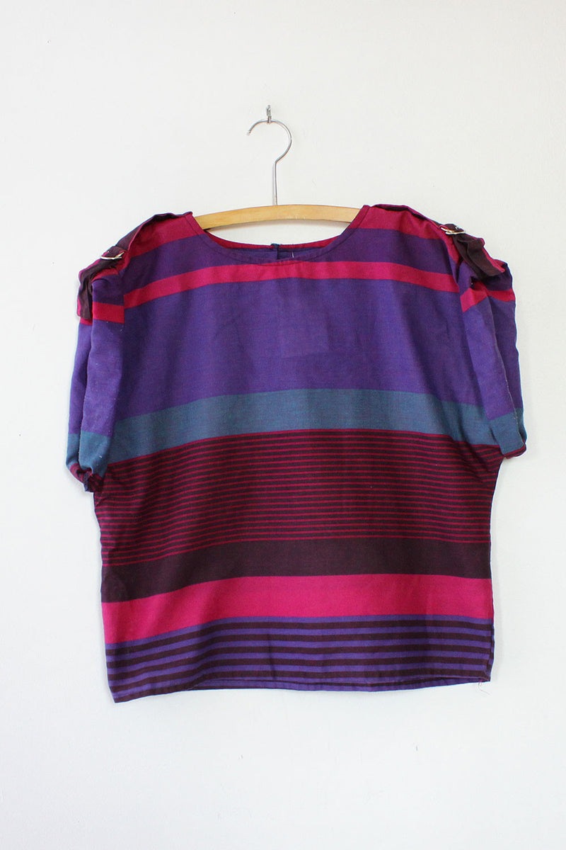 Corinn Stripe Dolman Top XS/S