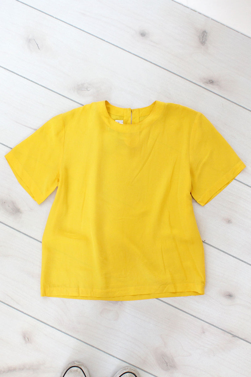 Sunflower Silk Tee S