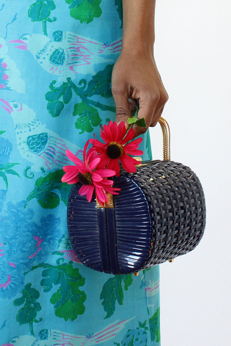 Lewis Wicker Handbag