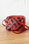 Sharif Stripey Leather Crossbody