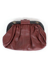 burgundy leather bags