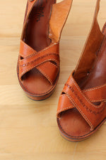 Redwood 1970s Platform Sandals 6.5-7