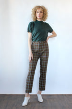 Tapered Plaid Pant S/M
