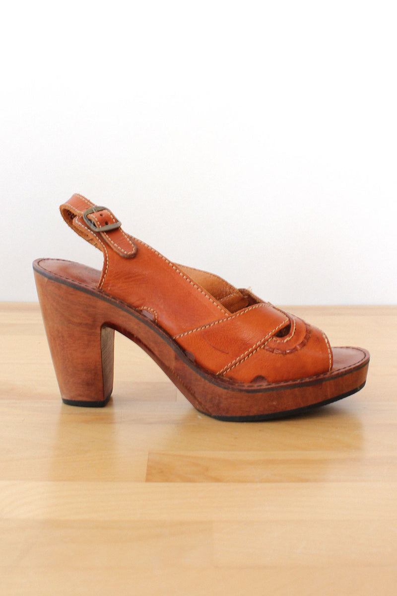 Redwood 1970s Platform Sandals 6.5-7