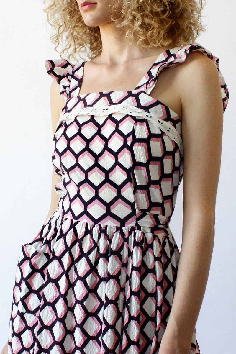 Hexagonal Prairie Dress S/M