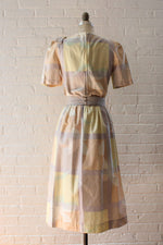 Pastel Overlay Cotton Dress S/M