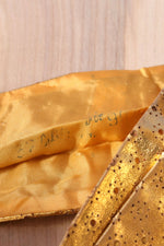 Perforated Gold Leather Belt