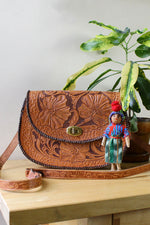 Caroline Tooled Leather Bag