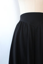 Yoked Wool Flare Skirt M