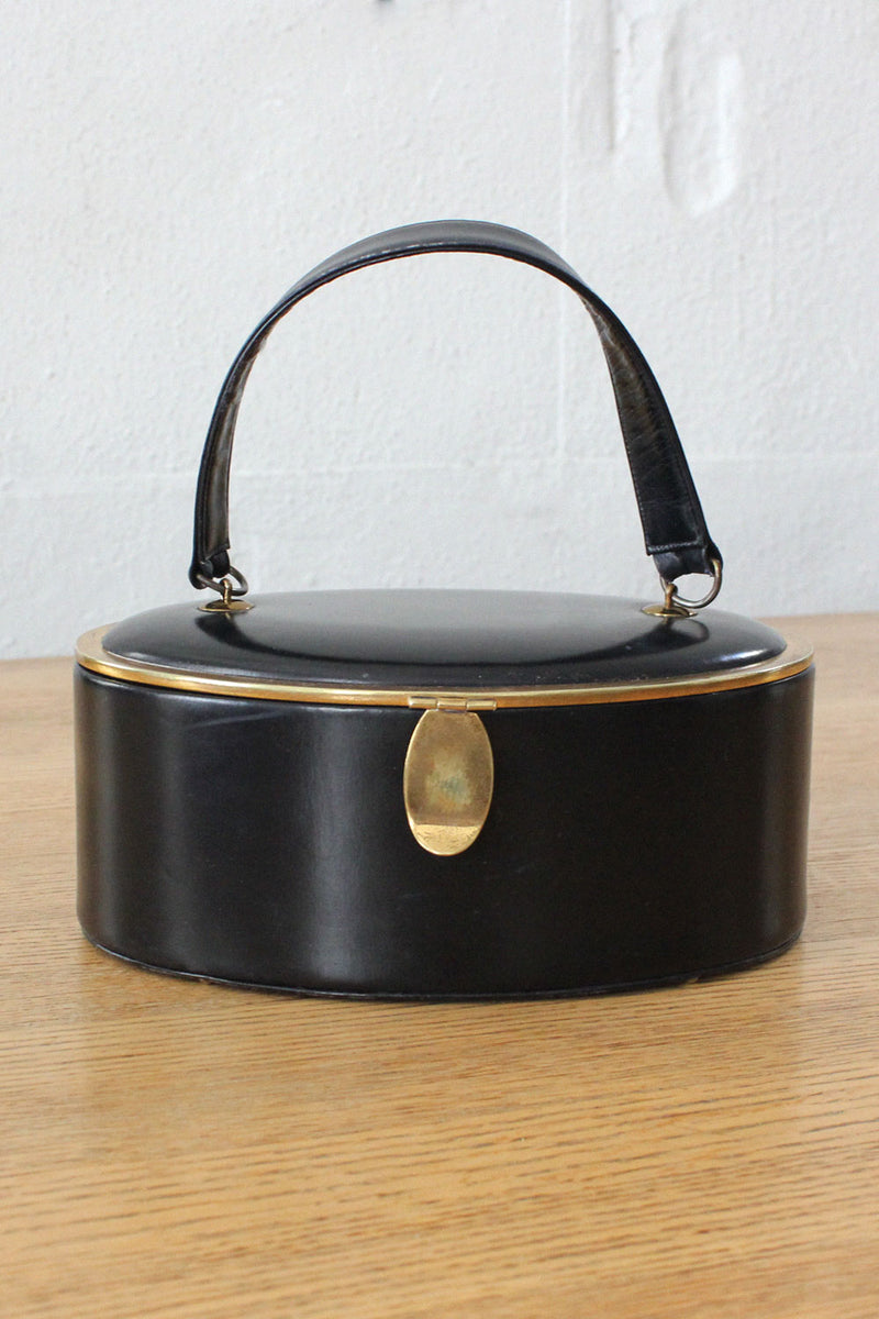 Wilcof Brass Rimmed Box Bag