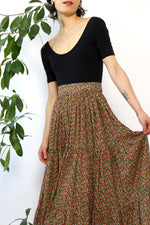 Ditsy Floral Full Sweep Skirt S