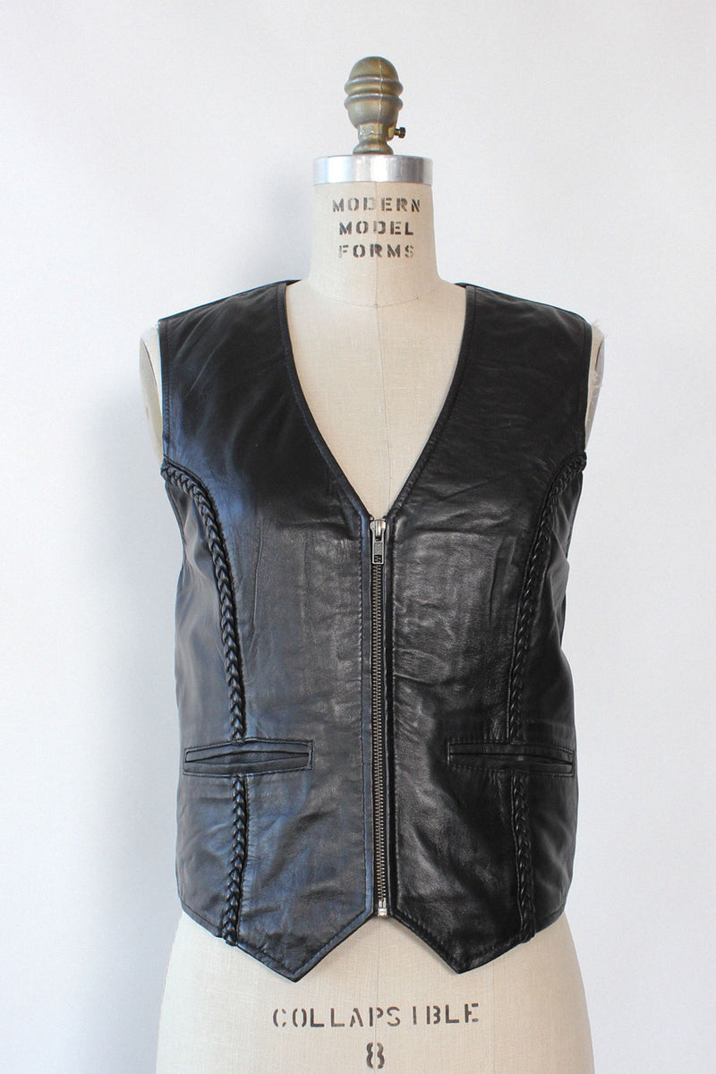 Milwaukee Leather Zip Vest M