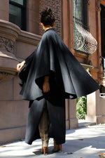 YSL Maxi Cape Coat S/M