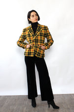 Cher Tartan DKNY Blazer S