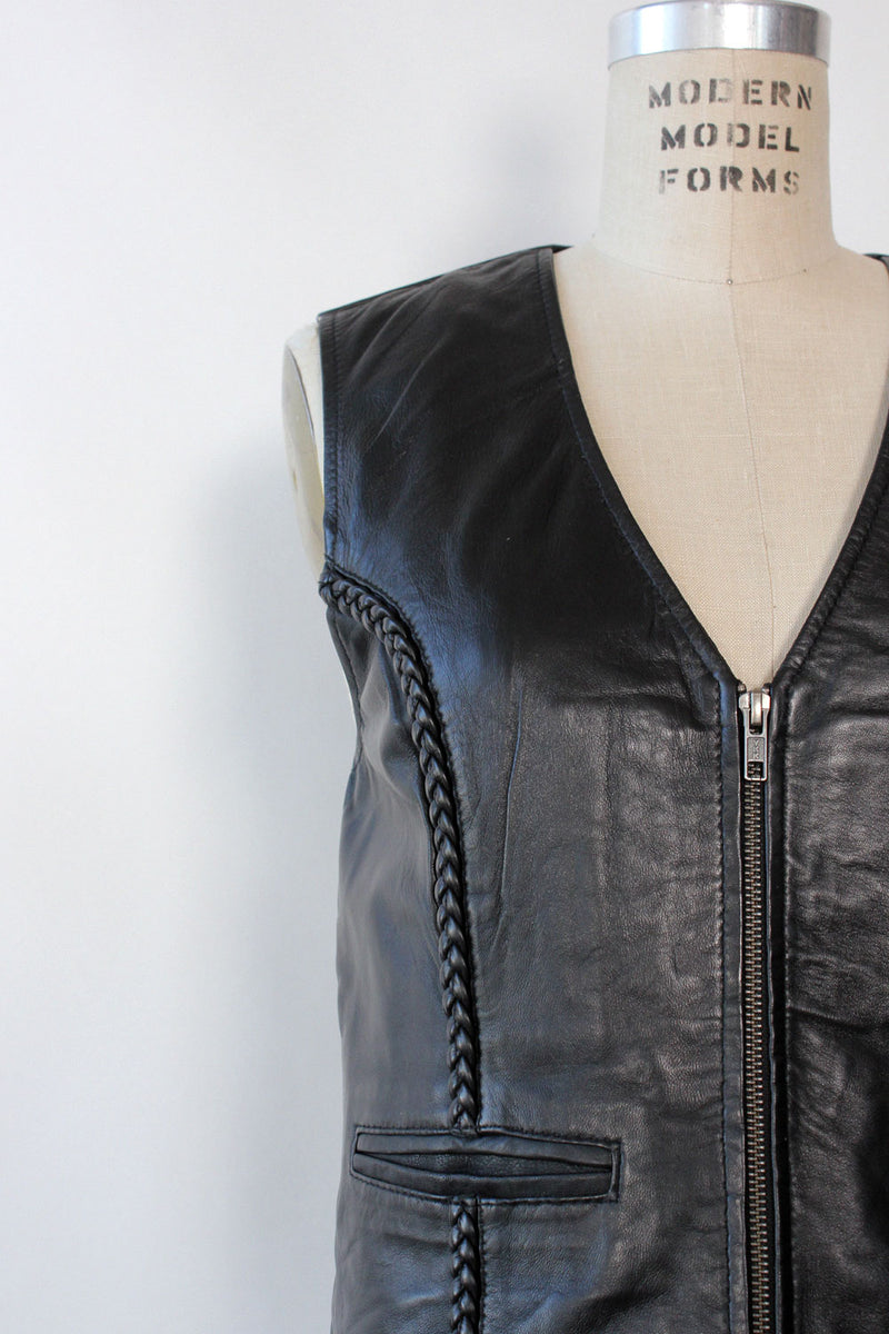 Milwaukee Leather Zip Vest M