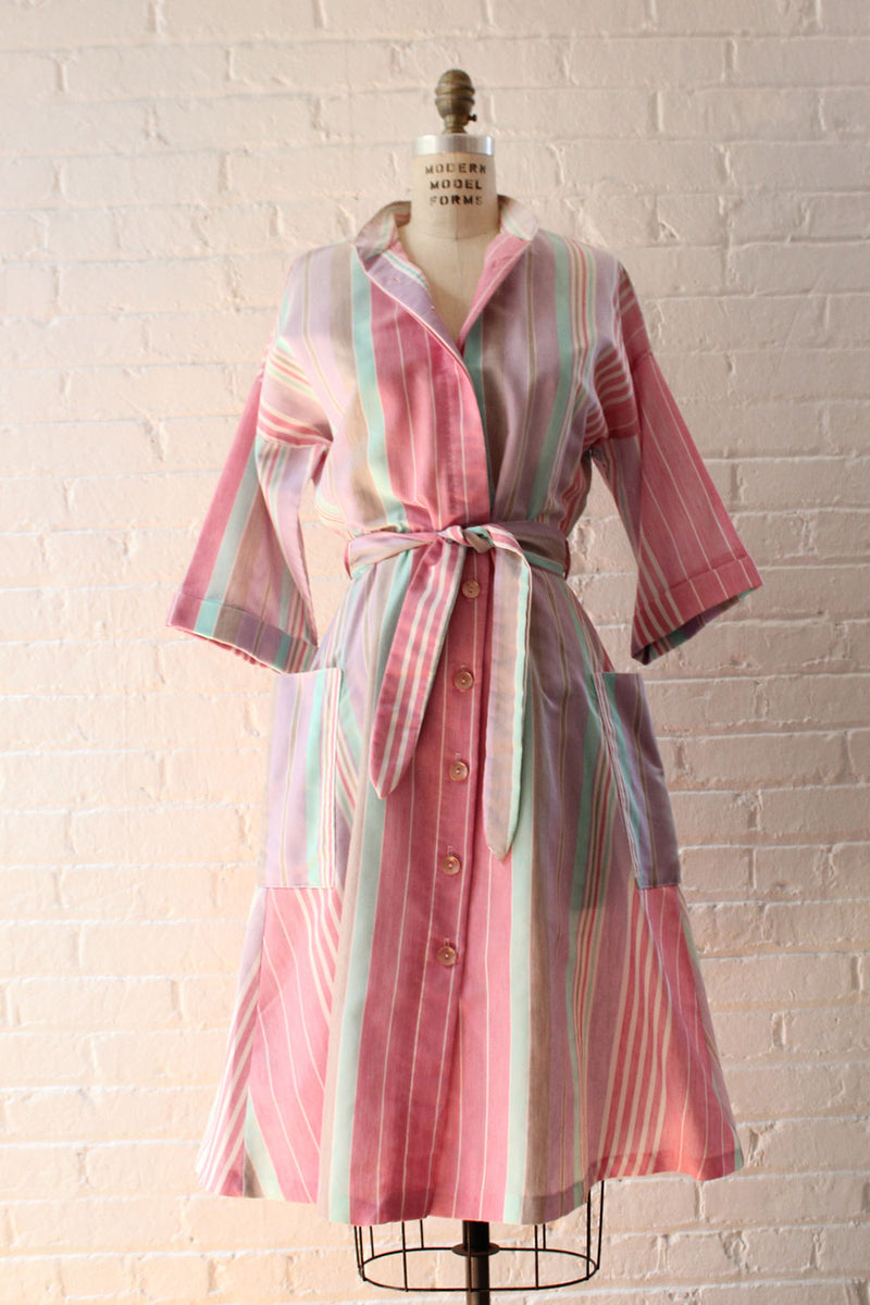 Parlor Stripe Pocket Dress M/L