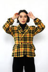 Cher Tartan DKNY Blazer S