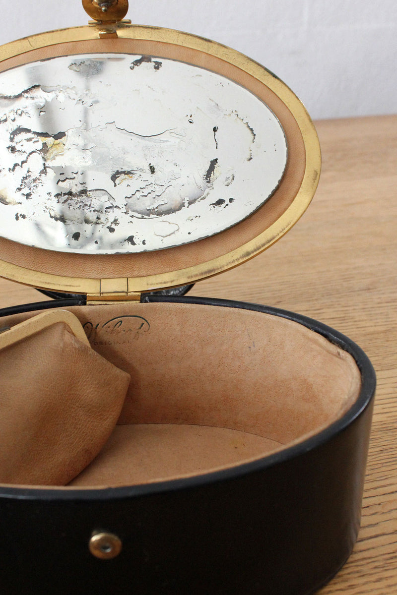 Wilcof Brass Rimmed Box Bag