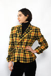 Cher Tartan DKNY Blazer S