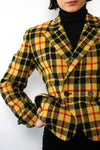 Cher Tartan DKNY Blazer S