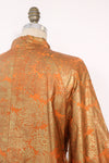 Gilded Floral Cotton Flare Jacket S-L