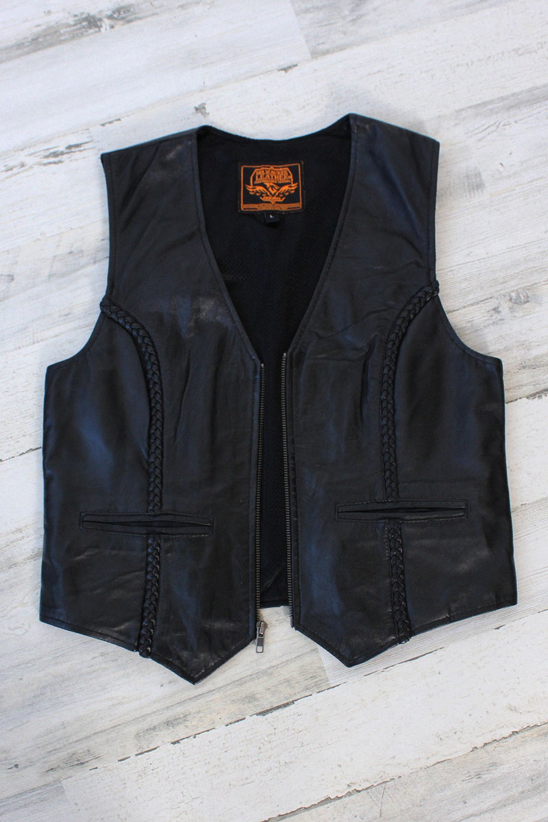 Milwaukee Leather Zip Vest M