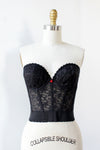 Black Lace Bustier 34C