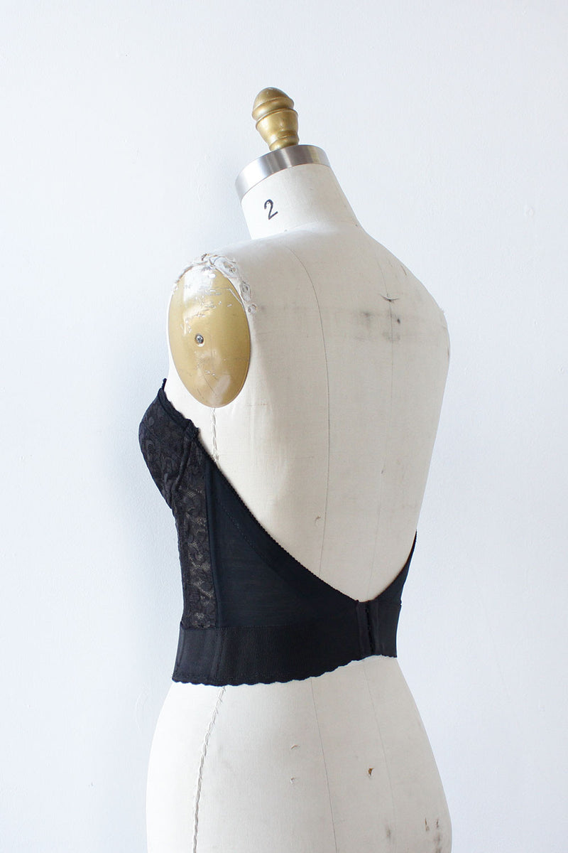 Black Lace Bustier 34C