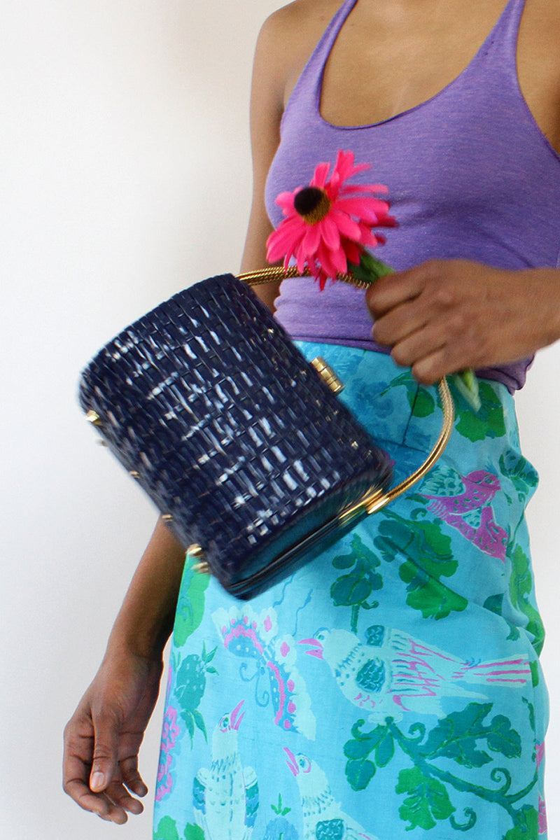 Lewis Wicker Handbag