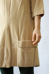 Corduroy Flared Pocket Dress XS-M
