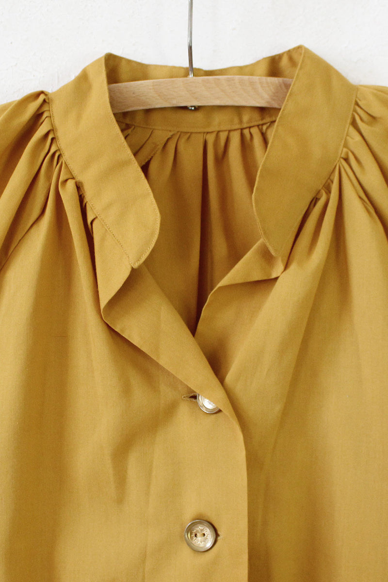 Golden Mustard Tent Blouse