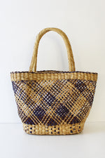 Two Tone Woven Tote