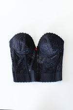 Black Lace Bustier 34C