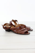 Strappy Leather Sandals 8 1/2