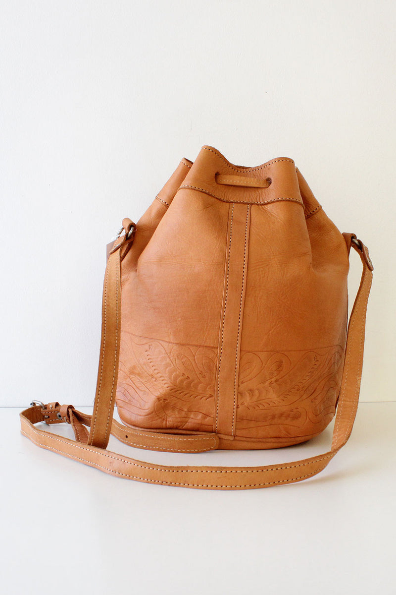 Abeille Tooled Bucket Bag