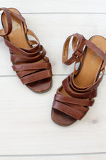 Strappy Leather Sandals 8 1/2