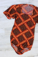 Fire Flutter Bodysuit S/M