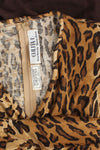 Chetta Leopard Knit Dress L