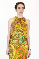 vintage gypsy paisley dress