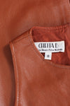 Toffee Leather Shift S/M