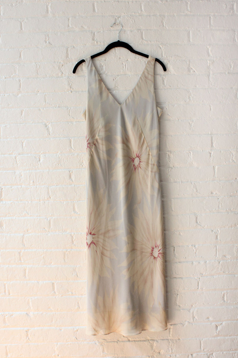bias cut tea dress ASOS DESIGN Tall satin bias cut tea maxi dress with ruffle sleeve in fil coupe