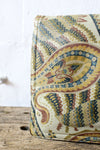 Painted Paisley Leather Convertible Bag