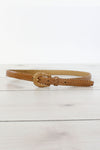 Nude Snakeskin Belt