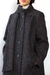 Perlette Tweed Overcoat M