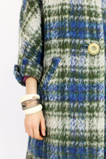 SALE... Plaid Swing Coat