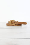 Nude Snakeskin Belt