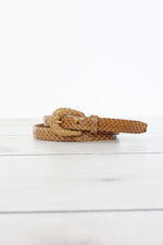 Nude Snakeskin Belt