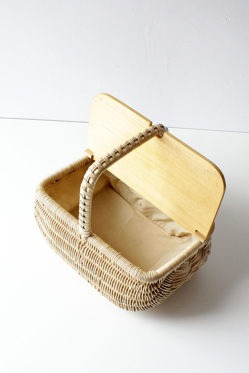 Into The Woods Basket Bag